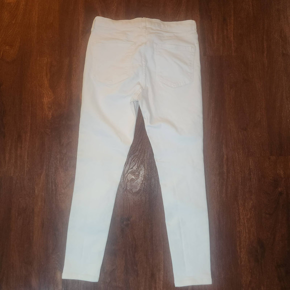 Topshop Moto Jamie Rock & Roll Skinny Jeans High Rise White, Size W32, L30 - Picture 9 of 11